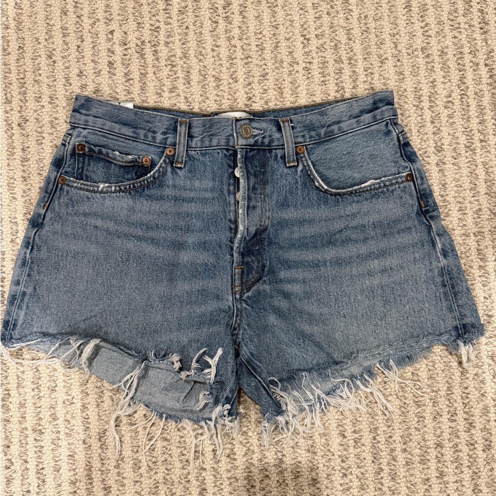 Agolde Parker Long Jean Shorts